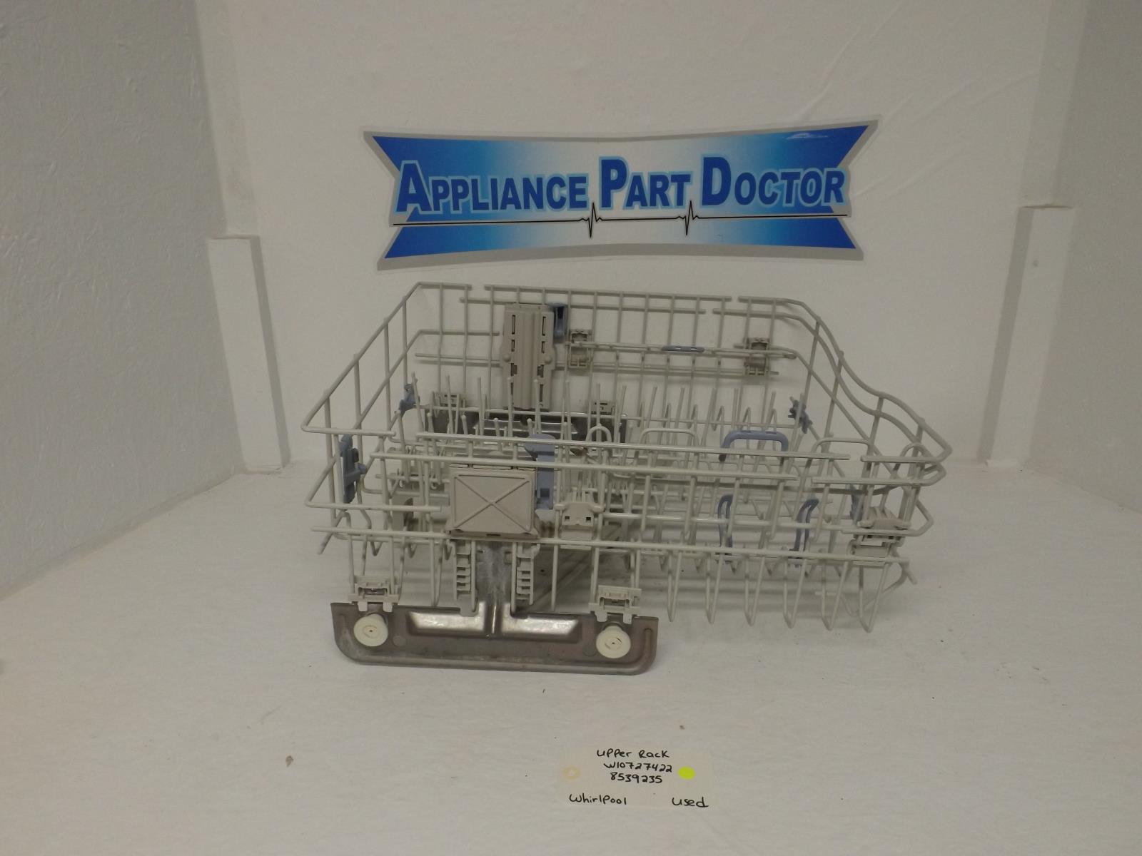 Whirlpool Dishwasher W10727422 8539235 Upper Rack Used Whirlpool Dishwasher W10727422 8539235 Upper Rack Used